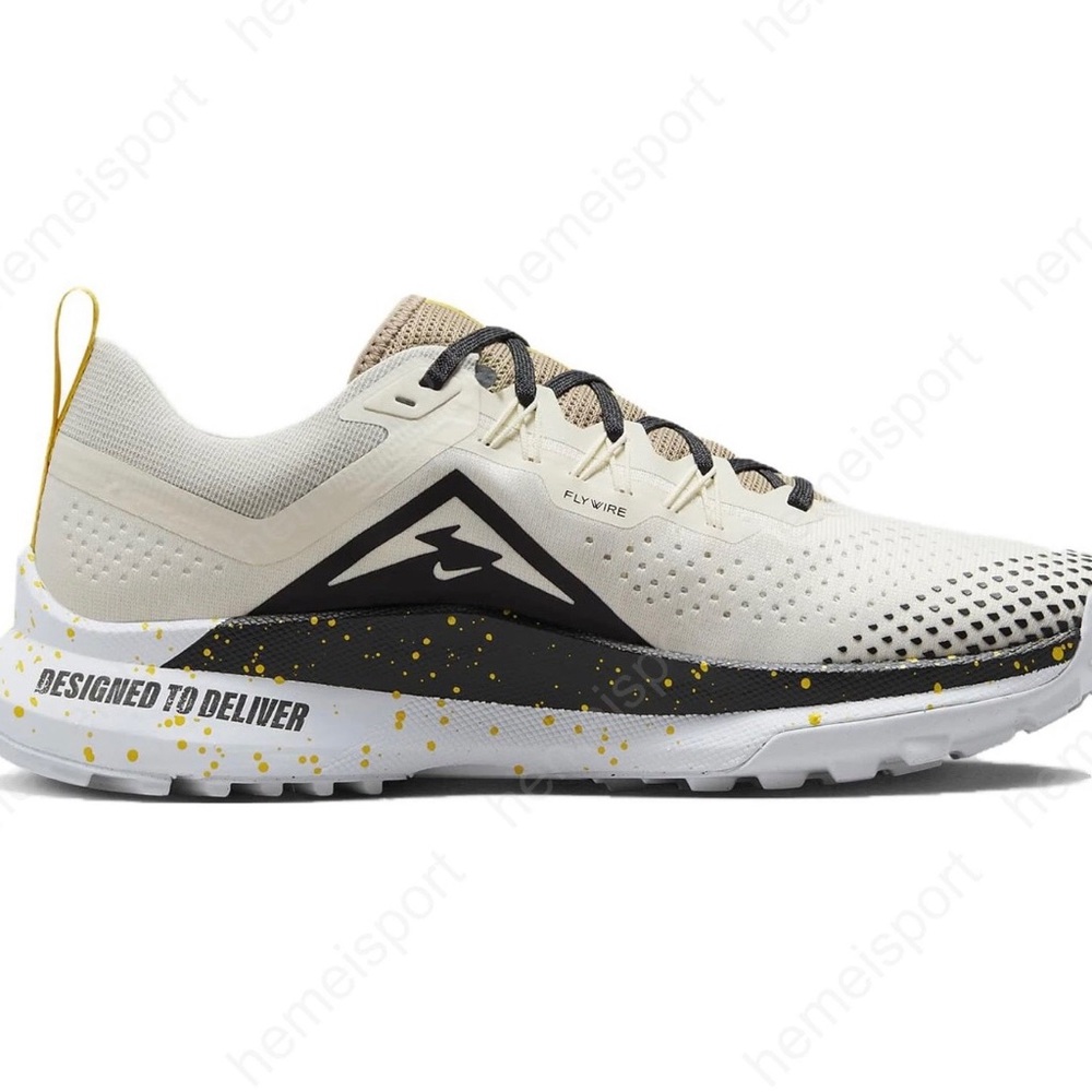 Level SS/New - Nike React Pegasus Trail 4 Low Pale Ivory Khaki - DJ6158-100 new - Picture 5 of 6